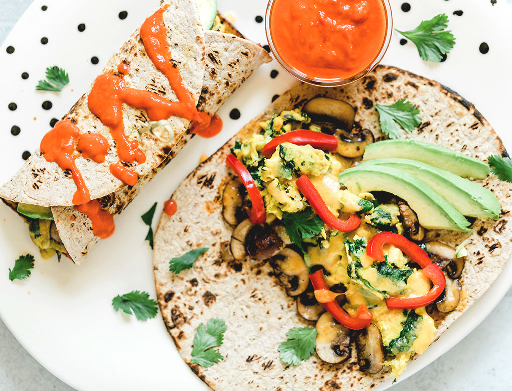 Veggie Breakfast Wrap