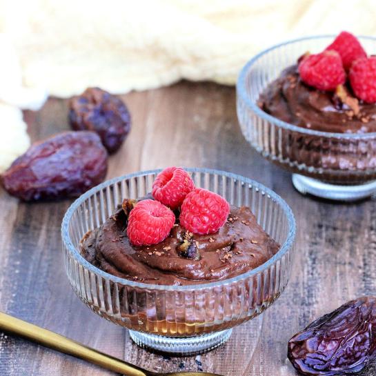 California Date & Avocado Chocolate Pudding