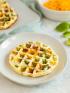 Veggie Waffle Omelette
