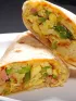 Breakfast Egg and Ham Burrito