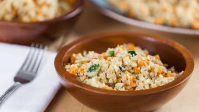 Cauliflower Fried "Rice"