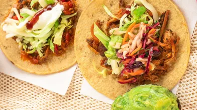 Slow-Cooker Hawaiian Pork Tacos