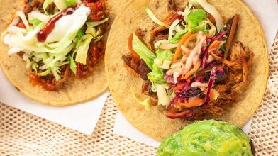 Slow-Cooker Hawaiian Pork Tacos