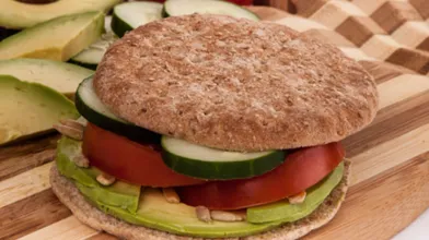 Avocado Veggie Sandwich