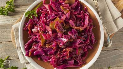 Braised Cabbage With Apples