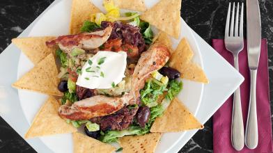 Budget-Friendly Deluxe Chicken Nachos