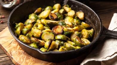 Roasted Brussels Sprouts With Honey Mustard