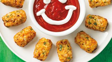 Cheesy Cauliflower Tots