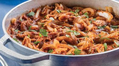 Ingrid Hoffmann's Chicken Tinga Poblana