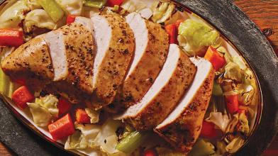 Roasted Turkey & Vegetables