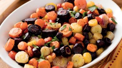 Roasted Rainbow Carrots
