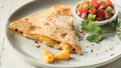 Pineapple and Chile Quesadillas