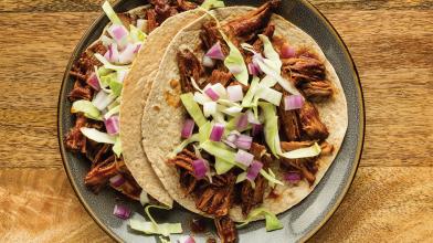 Chipotle BBQ Pork Folded Tacos