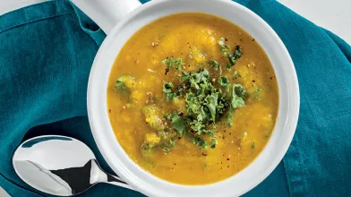 Butternut Squash and Kale Soup