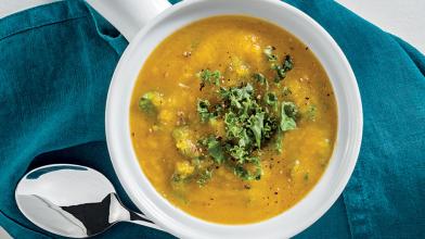 Butternut Squash and Kale Soup