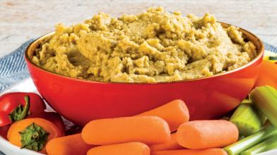 Lemony Pesto Hummus