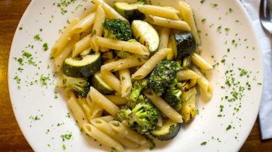 Chickpea Pasta with Roasted Vegetables