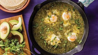 Eggs Drowned in Salsa Verde