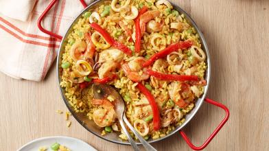 Valencian Seafood Paella