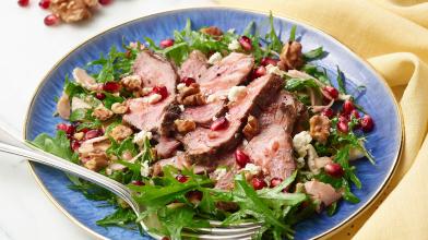 Lamb, Kale, and Pomegranate Salad