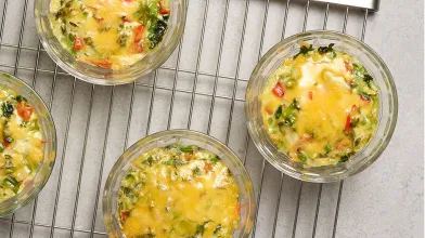 Instant Pot Individual Egg and Vegetable Frittatas