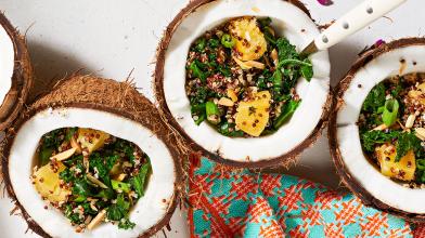 Tropical Kale Quinoa Salad