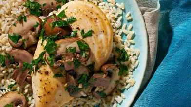 Tarragon Herbed Chicken and Mushrooms