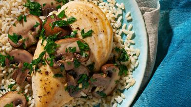 Tarragon Herbed Chicken and Mushrooms