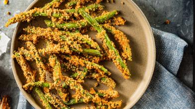 Air Fryer Spicy Green Beans