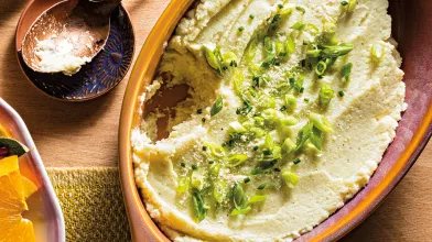 Parmesan Mashed Cauliflower