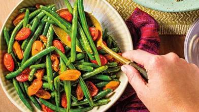 Easy Middle Eastern Green Beans