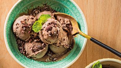 Peppermint Chocolate "Nice Cream"