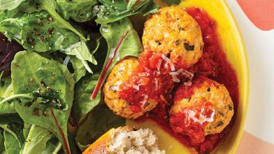 Turkey Meatballs Arrabbiata