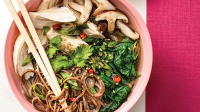 Ramen-Style Ginger Chicken Noodle Soup