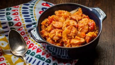 Instant Pot Cajun Chicken and Andouille Rice