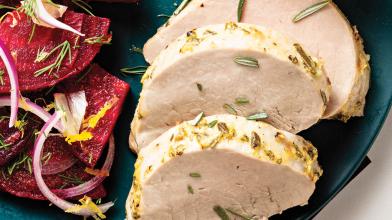 Mustard-Herb Roasted Pork Tenderloin
