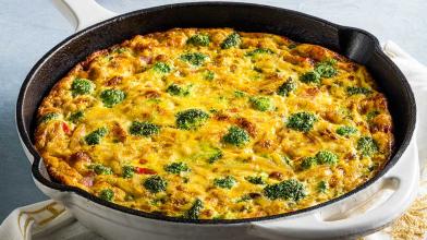 Ham and Broccoli Frittata