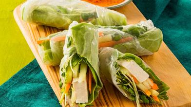 Fresh Vegetable Summer Rolls