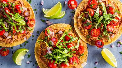 Bean and Cheese Tostadas