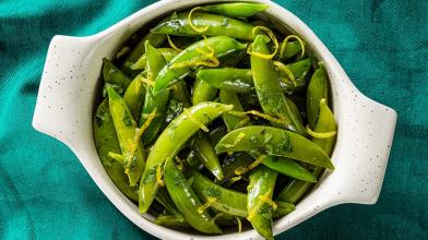 Lemon-Mint Sugar Snap Peas