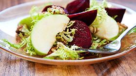 Roasted Beet, Apple and Queso Fresco Salad