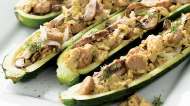 Zucchini Egg Boats