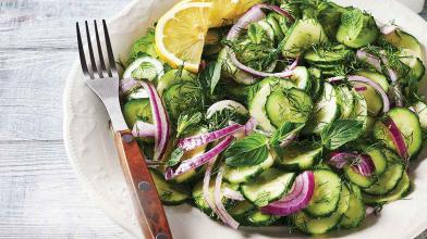 Cucumber and Onion Salad