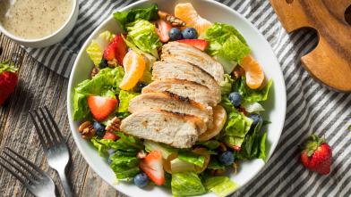 Strawberry Poppyseed Chicken Salad