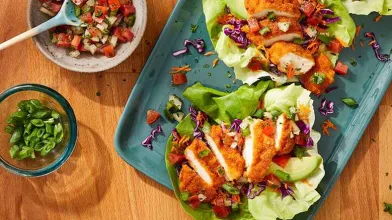 Chicken Tender Lettuce Wrap