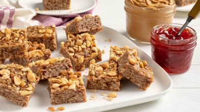 PB and J Granola Bars