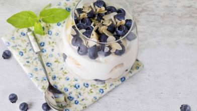 Sugar Free Yogurt Parfait with Fresh Berries