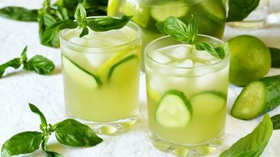 Cucumber Basil Mocktail