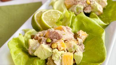 tropical tuna salad cup