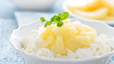 cottage cheese pineapple parfait